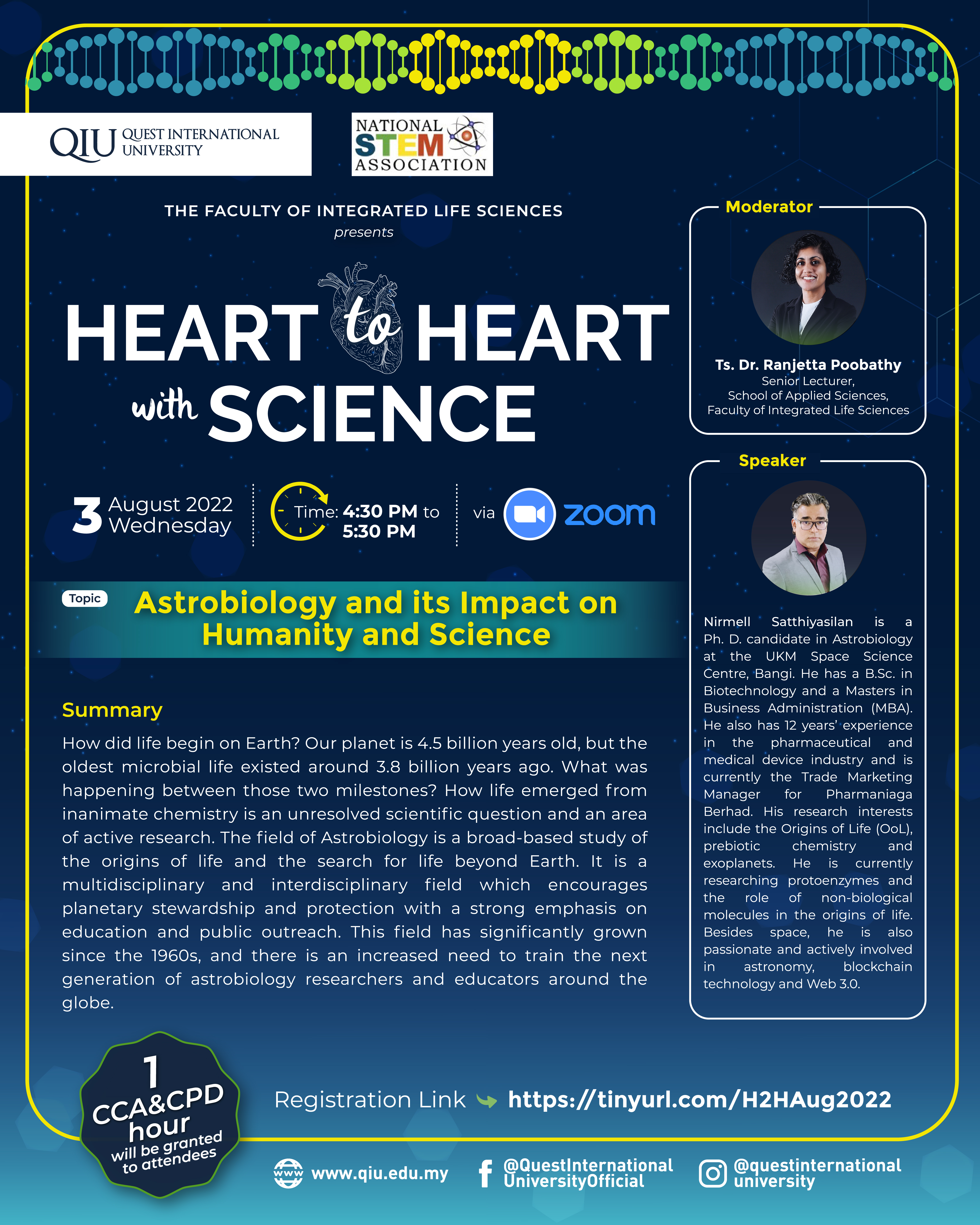 [QIU Webinar] Heart-to-Heart With Science